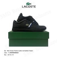 ราคา Lacoste รองเท้าผ้าใบ รุ่น Men's Europa Tricolore Leather and Synthetic Trainers Code: 7-30SPM000802H (23182489926)