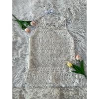 ราคา เสื้อถักลูกไม้สีขาว มือ 2 (42156694891)