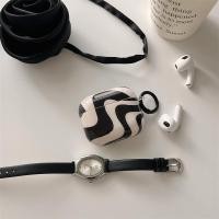 ราคา เคสสําหรับ AirPods 4 [2024] AirPods Pro2 Pro 3 2 1 Apple Wireless EarPods Protector สีดําและสีขาว Curve (25588178334)