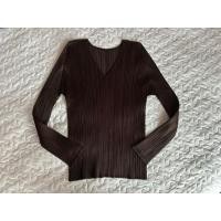 ราคา Pleats Please in brown เสื้อพลีทแบรนด์ญี่ปุ่นสีน้ำตาล (42558098008)