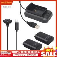 ราคา SOU_ ชุดชาร์จแบตเตอรี่ทดแทนคอนโทรลเลอร์นักเล่นเกมแบบชาร์จไฟได้สําหรับ Xbox 360 (45006674879)