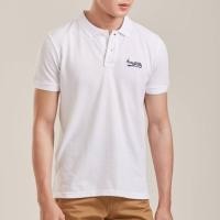 ราคา haas เสื้อโปโล unisex ผู้ชาย ผู้หญิง ลายปัก haas Jeans VINTAGE SBSQ2156 (3018205546)