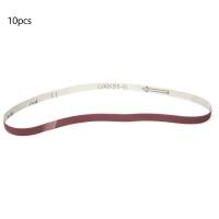 ราคา 10PCS Sanding Belt Aluminium Oxide กระดาษทราย Sander ขัดสายรัด 533 x 9 มม. (42862853888)