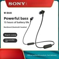 ราคา SONY WI-XB400 หูฟังสเตอริโอไร้สายบลูทูธ 5.0 กีฬาหูฟัง HIFI เกมชุดหูฟังแฮนด์ฟรีพร้อมไมโครโฟนสําหรับ sony โทรศัพท์ call (52702196998)