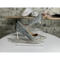 ราคา รองเท้าส้นสูงแฟชั่นสีเงินเงา Size:36 (24736585150)