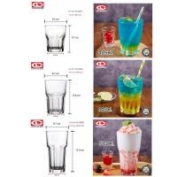 ราคา 2ใบ แก้ว แก้วkfc แก้วใส มี3ขนาด หนา (Lucky glass) (7214864480)