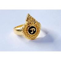 ราคา หนุนดวง แหวนนะโมหัวพญานาค แหวนปรับขนาด ทองเหลืองชุบทอง (26773843600)