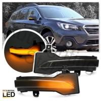 ราคา 2PCS For Subaru Outback 15-19 Legacy 15-19 Impreza Forester 19-22 XV18- Front LED Dynamic Side Mirr (44656124925)