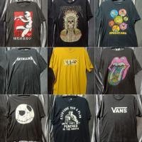 ราคา เสื้อยืดมือสองวินเทจ ไซส์ XL งานเกรด A ลายสวย วง การ์ตูน แบรนด์ เสื้อวินเทจ (41160464414)