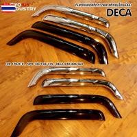 ราคา คิ้วกันสาด กันสาดประตู กันสาดรถ รถรรทุก หัวลาก อิซูซุ เดก้า ISUZU DECA 360 NPR MNR FRR รถ6ล้อและ10ล้อ สีดำทึ 1ชุด / 2ชิ้ (28493429495)