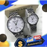 ราคา AMERICAN EAGLE นาฬิกาผู้ชาย นาฬิกาข้อมือระบบควอทซ์ กันน้ำ100% (19569383686)