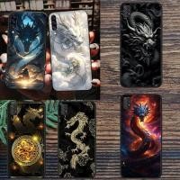 ราคา นุ่มสีดํา Huawei P10 P10 Lite P20 P20 Lite P20 Pro P30 P30 Lite P30 Pro A2 มังกรเคสโทรศัพท์ (44312421032)