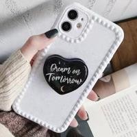 ราคา เคสไอโฟน เคสซิลิโคน 11 promax iPhone case เคสนิ่ม เนื้อซิลิโคน for iPhone X XS MAX XR 7+ 8PLUS ไอริงหัวใจขาว TPU-S1038 (51405961845)