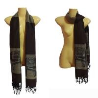 ราคา ผ้าพันคอ ผ้าคลุมไหล่ ลายช้างไทย (27223704919)