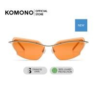 ราคา KOMONO Brook Amber Tide แว่นตากันแดด ทรงแคทอาย สีส้ม กันรังสี UV400 วัสดุคุณภาพ (57006805607)