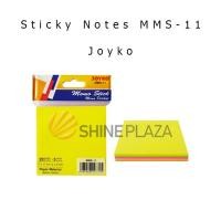 ราคา Joyko MMS-11 Sticky Notes - กระดาษแผ่นโน้ต Joyko Color Stick (45351218573)