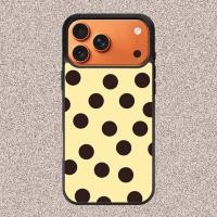ราคา IPhone 17 16 15 14 13 12 11 Mini Plus Pro Max TPU Rubber Custom Softcase สีเหลือง Polka Doted Case (53706759790)