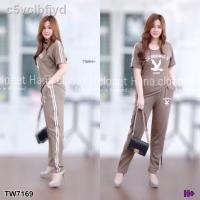 ราคา ☂✵☜ชุดเข้าเซทผู้หญิง ชุดเซท เสื้อแขนสั้น+กางเกงขายาว ชุดสาวอวบ สาวอวบ ชุดออกกำลังกาย ชุดแนวสปอร์ต สาวบิ๊กไซส์ สาวอ้วน (9990856334)