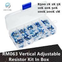 ราคา VR 500r 1k 2k 5k 10k 20k 50k 100k 200k 1m ohm Trimpot Trimmer Variable Resistor VR RM065 RM-065 (55856769382)
