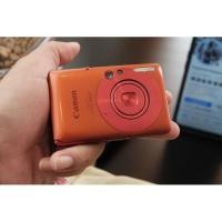 ราคา (ทักก่อน) กล้อง canon ixus100us (ixy210is) สีส้มสภาพดี เต็มระบบ (17498527002)