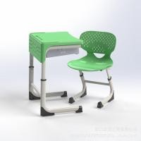 ราคา นักเรียนประถมขายส่งการฝึกอบรมยกการศึกษาโรงเรียนเก้าอี้โต๊ะเดี่ยวพลาสติกabsเด็กโต๊ะเก้าอี้ตารางการศึกษาX6K3 (54951981508)