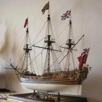 ราคา ชุดต่อเรือใบไม้สเกล 1/50: La Caroline (เรือหลวงฝรั่งเศส) โมเดลเรือสำเภาจำลอง (29342982915)