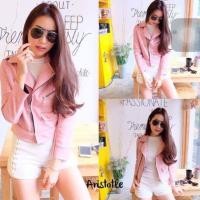 ราคา แจ็คเก็ตสีชมพูหนังกลับ (2081926654)