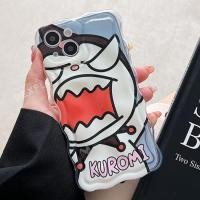 ราคา เคสโทรศัพท์มือถือซิลิโคน TPU นิ่ม ใส กันกระแทก ปิดด้านหลัง ลายการ์ตูนคลื่นคูโรมิน่ารัก สําหรับ IPhone X XR XS Max 11 12 13 14 Pro Max 7 8 Plus SE 2020 14Plus 7+ 8+ (23566038000)