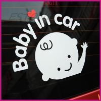 ราคา Lid Baby In Car Waving Baby on Board ป้ายความปลอดภัยน่ารัก Decal สติกเกอร์ไวนิล (27729306349)
