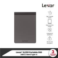 ราคา Lexar Portable SSD SL200 1TB USB 3.2 Gen 2x2 Type-C (เอสเอสดีพกพา) RW550/400MB/s (LSL200X001T) (12698032060)