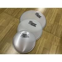 ราคา หนังกลอง Futureขาวขุ่น แบบ1ชั้นใส่กลองชุด กลองทรีโอ (18358614187)