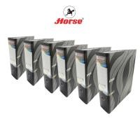 ราคา Horse (ตราม้า) แฟ้มสันกว้าง 3 นิ้ว ก้านยกปกกระดาษ ลายแฟนซี H-411 ขนาด F/C คลิปสูงสีดำ แพ็คละ 6 เล่ม จำนวน 1 แพ็ค (18384005610)