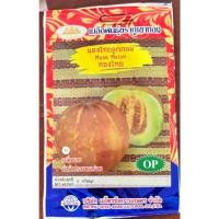 ราคา แตงไทยลูกกลม Musk Melon ทองไทย ตราภูเขาทอง (44302419765)