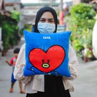 ราคา หมอนนุ่ม ลายตัวละคร Bts bt 21 ขนาด 40x40 ซม. (10397336308)