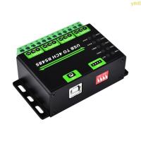 ราคา Yml1 เกรดอุตสาหกรรม USB เป ็ น 4 ทาง RS485 Converter รองรับหลายระบบ (29452509810)