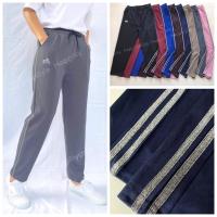 ราคา กางเกงวอร์มแฟชั่นแถบข้างกากเพชร (12412910179)