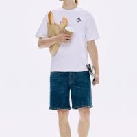 ราคา GIORDANO กางเกงขาสั้น ผู้ชาย Men's Denim Shorts 01104229 (27165109669)
