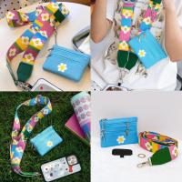 ราคา ส่งด่วน สายคล้อง + กระเป๋า Rainbow Flower สายสะพายมือถือ สายคล้องคอ กระเป๋าใส่เหรียญ กระเป๋าเล็ก สไตล์เกาหลี (41063240462)