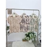 ราคา เชิ๊ตทรงคอวีหน้าสั้นหลังยาว #1046อก32-46ยาวหน้า26หลัง27 (41364292296)