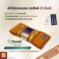ราคา ผ้าไตร เทนเซล นรสิงห์ 5 ขันธ์ ชุดไตร ผ้าไตรครอง 7 ชิ้น ไตรเต็ม ตะเข็บถี่คู่ชิด ผูกโบว์ สี ทอง / พระราชนิยม / แก่นบวร (44478586002)