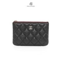 ราคา [ของแท้] CHANEL O CASE 5.5 BLACK CAVIAR SHW มีใบรับประกัน ตรวจสอบได้ทุกใบ ✅ (41959003534)