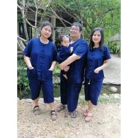 ราคา เสื้อม่อฮ่อม หม้อห้อมแพร่ คอกลมกระดุมจีผ้าฟอกอย่างดี (7822570722)