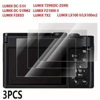 ราคา 3pcs ป้องกันหน้าจอกระจกนิรภัย 9H ฟิล์มสําหรับ Panasonic LUMIX DC-TZ99/ZS99/S1H/S1RM2/FZ85D/FZ1000 II/TX2/LX100 II/LX100m2 (43213548547)