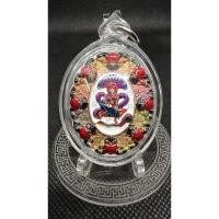 ราคา เหรียญจตุคามรามเทพรุ่นปาฎิหารย์เหนือดวงวัดพุทธไทศวรรษเนื้อชนวนลงยาหลังยันต์ใบพัด (23285416884)