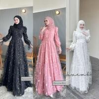 ราคา ชุดเดรสอิสลาม ชุดเดรสแต่งลูกไม้ (46300217631)