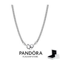 ราคา สร้อยข้อมือและจี้เงินสเตอร์ลิงแท้ 100% จาก PANDORA สร้อยคอโซ่ประดับ S925 (42500856194)