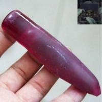 ราคา พลอยก้อน Synthetic ruby rough#5 ทับทิมสังเคราะห์ #5 ชาตั้มยังไม่ได้เผา น้ำหนักก้อน 70-100กรัม (5259677379)