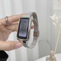 ราคา Steel Stainless Strap With Case For Huawei Band 10 8 7 6 Huawei Band10 Band Band8 Band7 Band6 Strap (43157516818)