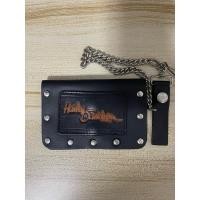 ราคา กระเป๋าสตางค์ Harley Davidson มือสอง หนังแท้สีดำ (24206408821)