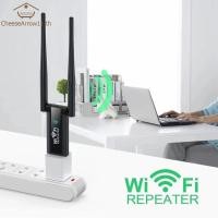 ราคา CHE 300Mbps 2.4G USB Wireless WiFi Repeater Extender เราเตอร์ WiFi เครื่องขยายสัญญาณ Booster Long Range Wi-Fi Repeater Access Point TH (46455073334)